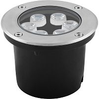 Светильник тротуарный (грунтовый) Feron SP4113 220В 9Вт х9LED 720Лм 6400К IP67 120х120мм картинка 